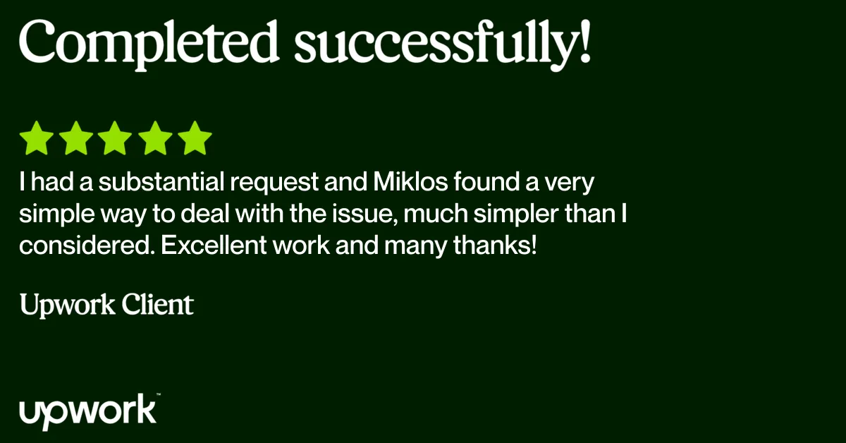 Ügyfél visszajelzés 7